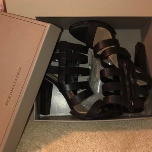 BCBGMaxAzria caged heels
